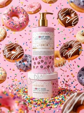 AMINNAH Bundle- I Donut Know Whipped Body Frosting & Lotion
